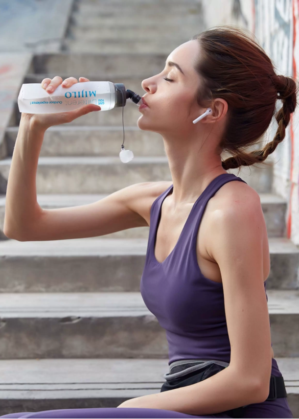 Portable TPU Soft Flask Water Bottle