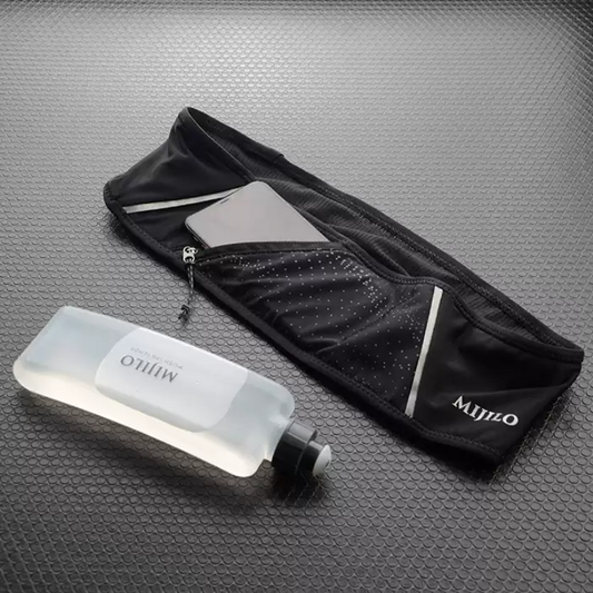Running Waist Belt with Bottle Holder