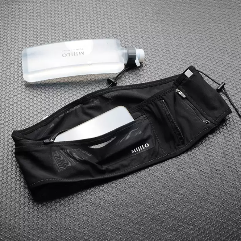 Running Waist Belt with Bottle Holder