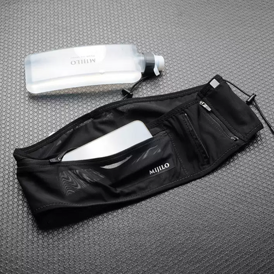 Running Waist Belt with Bottle Holder