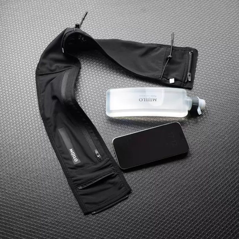 Running Waist Belt with Bottle Holder
