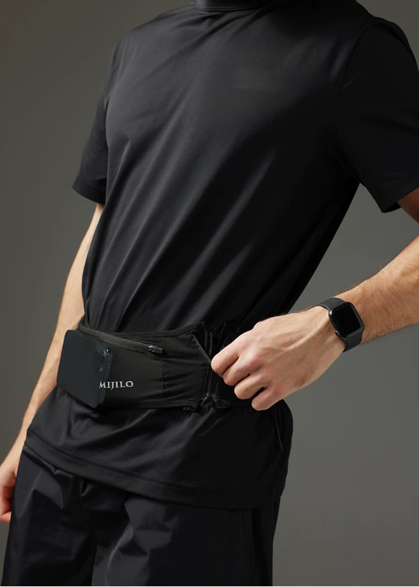 Running Waist Belt with Bottle Holder