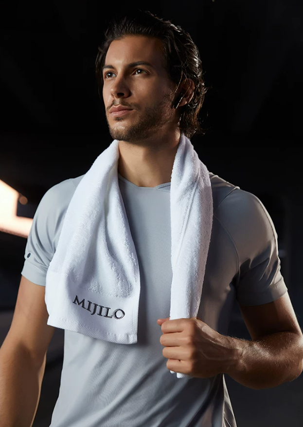 Extra-Long Cotton Gym Sweat Towel