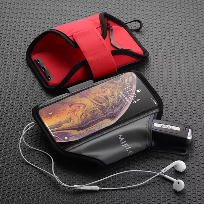 Sports Armband Bag with External Storage Pocket