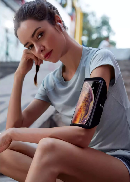 Sports Armband Bag with External Storage Pocket